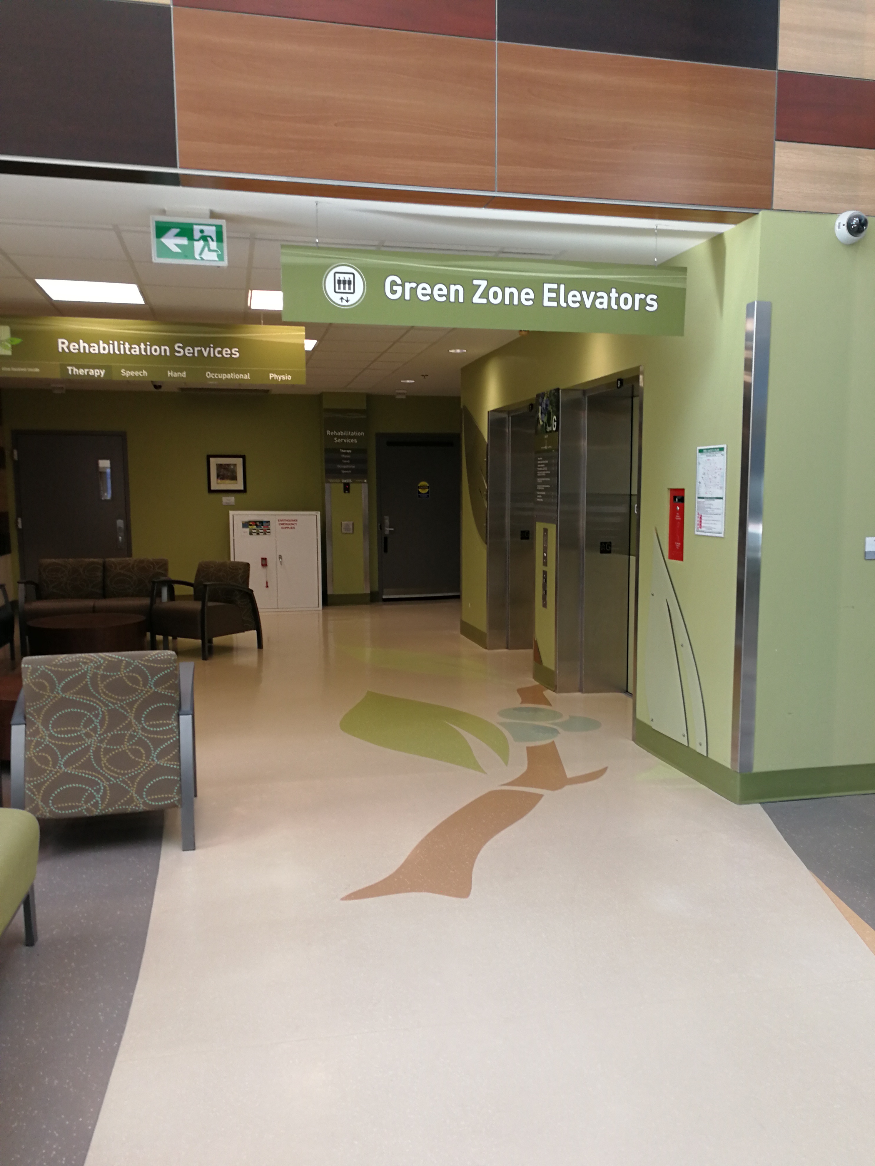医院绿色区域